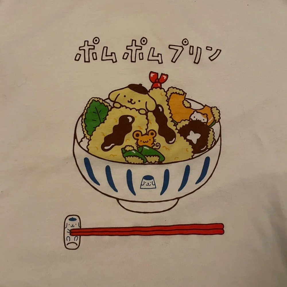 Official Sanrio Pompompurin Ramen Graphic Tee - Picture 2 of 3